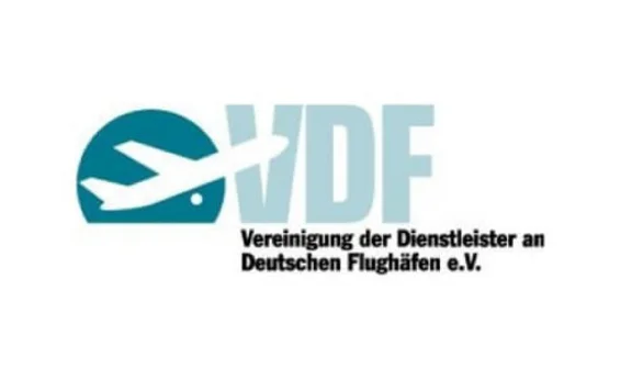 VDF Vereinigung der Dienstleister an Deutschen Flughäfen e.V. Logo